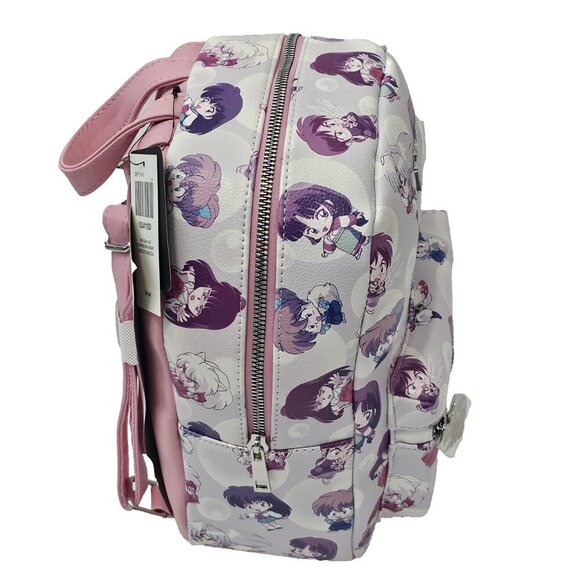 InuYasha Pastel Chibi Character Mini Backpack Bioworld Bag Anime NWTs - Picture 2 of 6